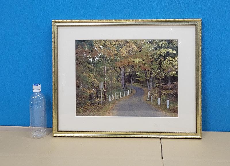【絵画・複製品】日本画・秋の山道　JOA-247