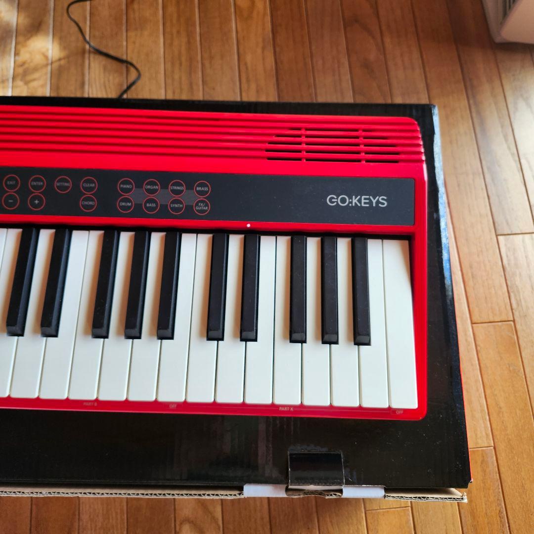 【美品】Roland GO:KEYS 61鍵 赤 レッド
