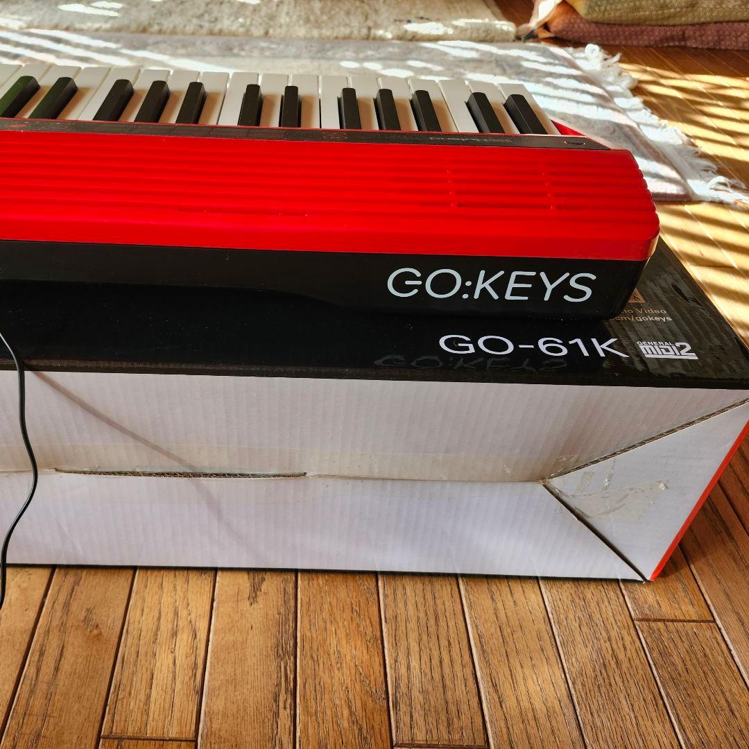 【美品】Roland GO:KEYS 61鍵 赤 レッド