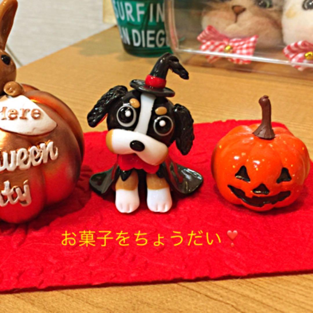 ゆここ様❤キャバリア ハロウィン オブジェ♡プードル ポメラニアン ペン立て♡