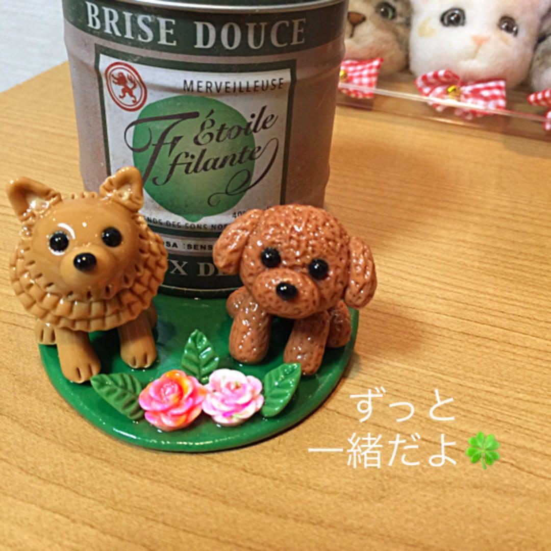 ゆここ様❤キャバリア ハロウィン オブジェ♡プードル ポメラニアン ペン立て♡