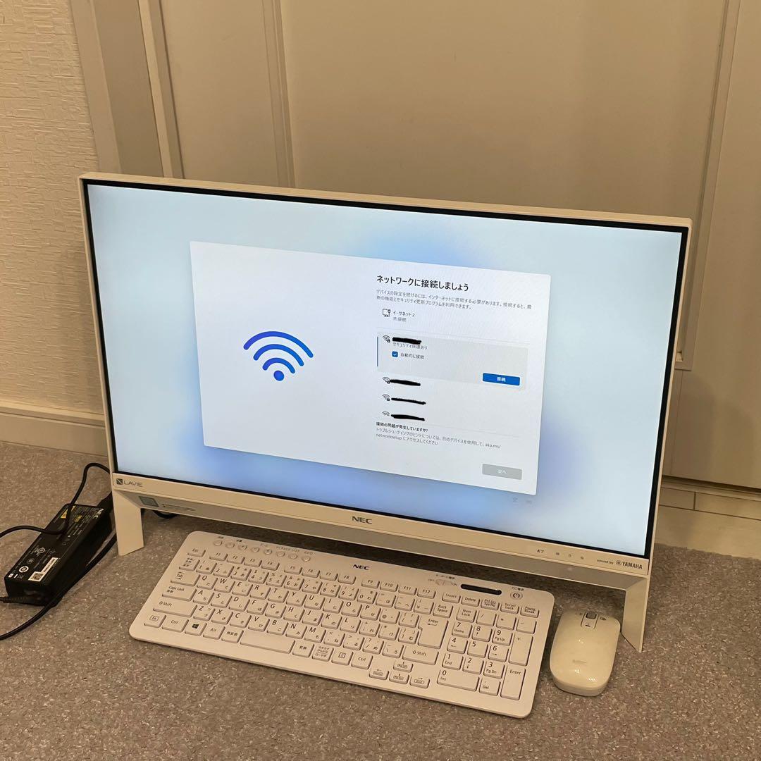 NEC LAVIE 16GB オールインワン　23.8インチ　白　デスクトップ