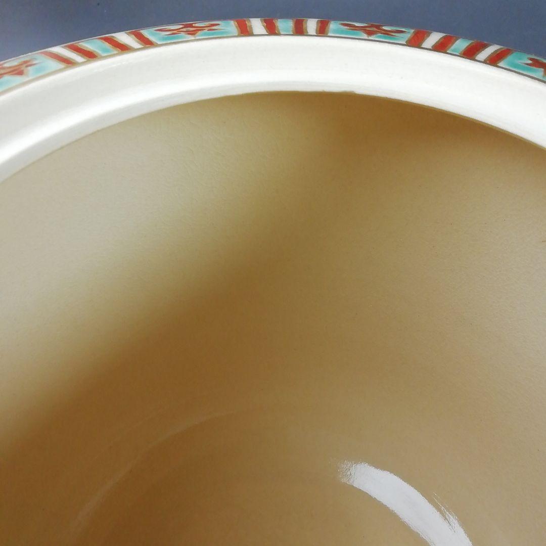 Ｔ７６３　水指　『仁清　扇面流』『通次嵩山 造』　共箱　茶道具