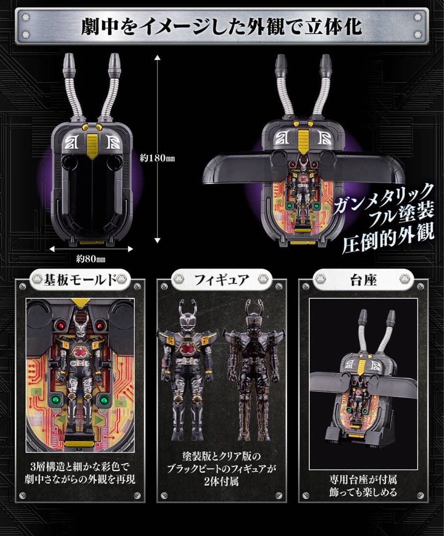 ブラックコマンダー&ジャミングマグナムセット　重甲ビーファイター　限定