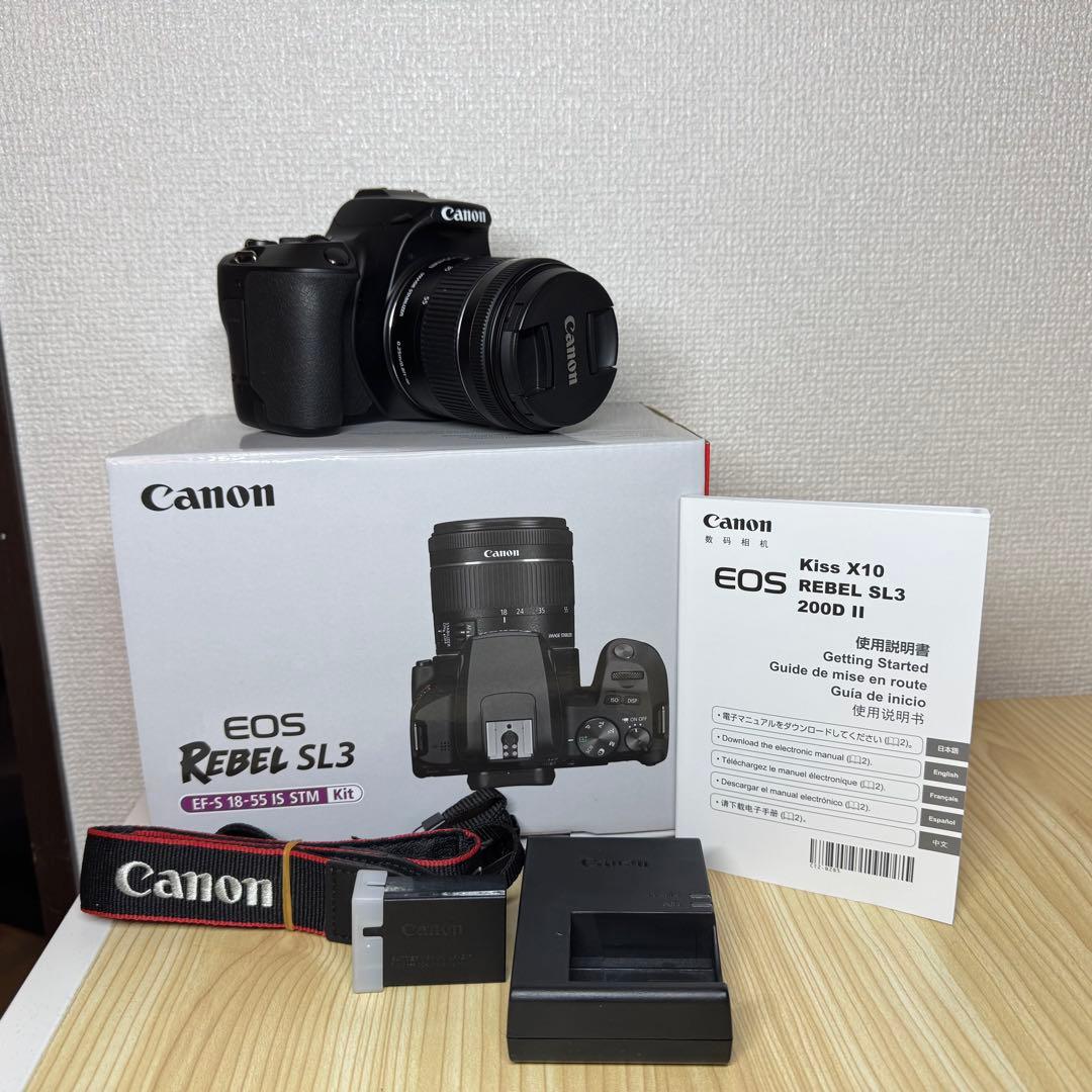 美品 Canon Kiss X10 / Rebel SL3 レンズキット 元箱付