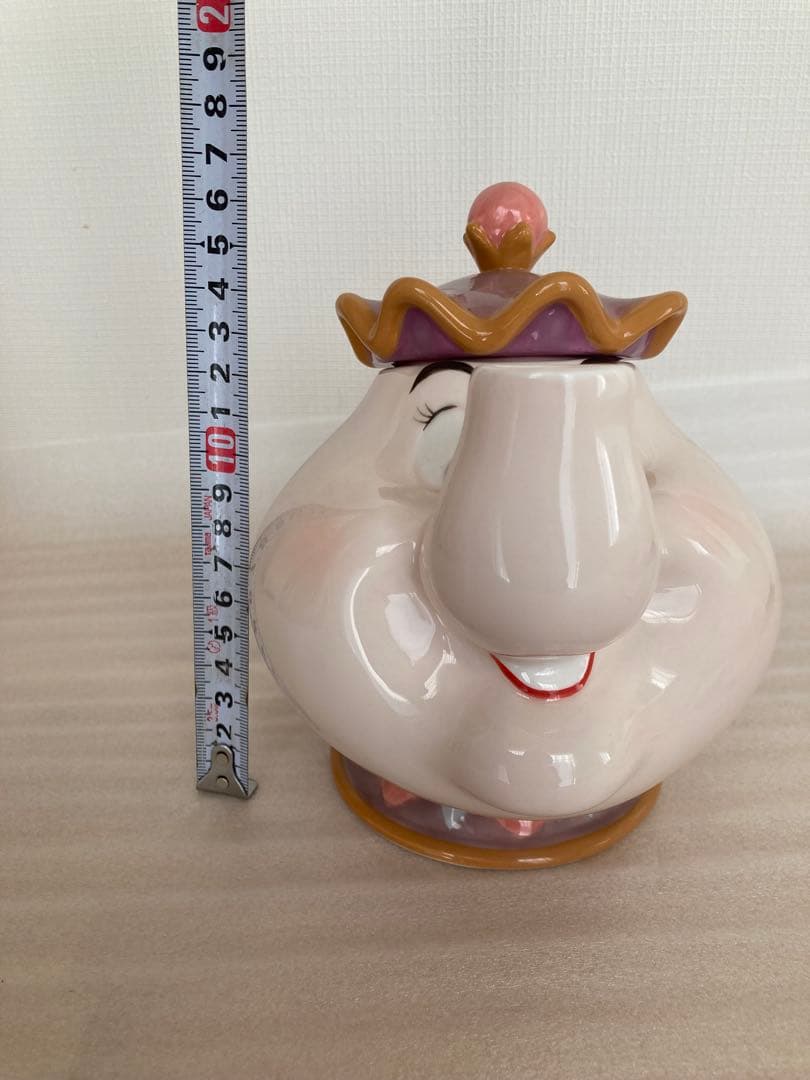 美女と野獣 10周年 ティーセット 陶器フィギュアリン 5点セット（箱付き）