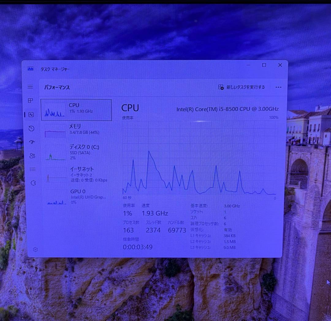 Windowsデスクトップ HP ProDesk 600 G5 SSF SSD512GB