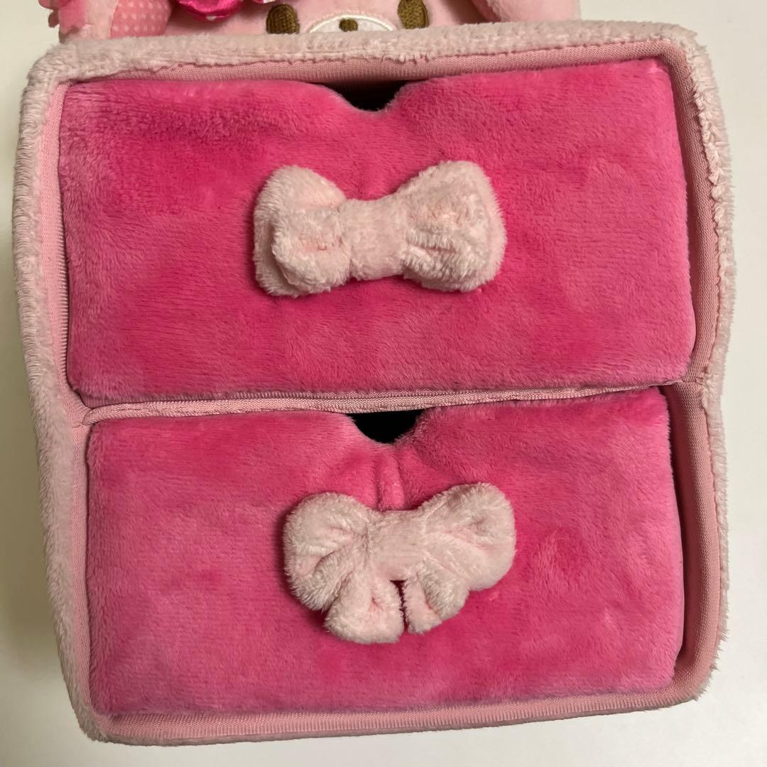 ぼんぼんりぼん　マスコット　収納ボックス　ぬいぐるみ　平成レトロ　サンリオ