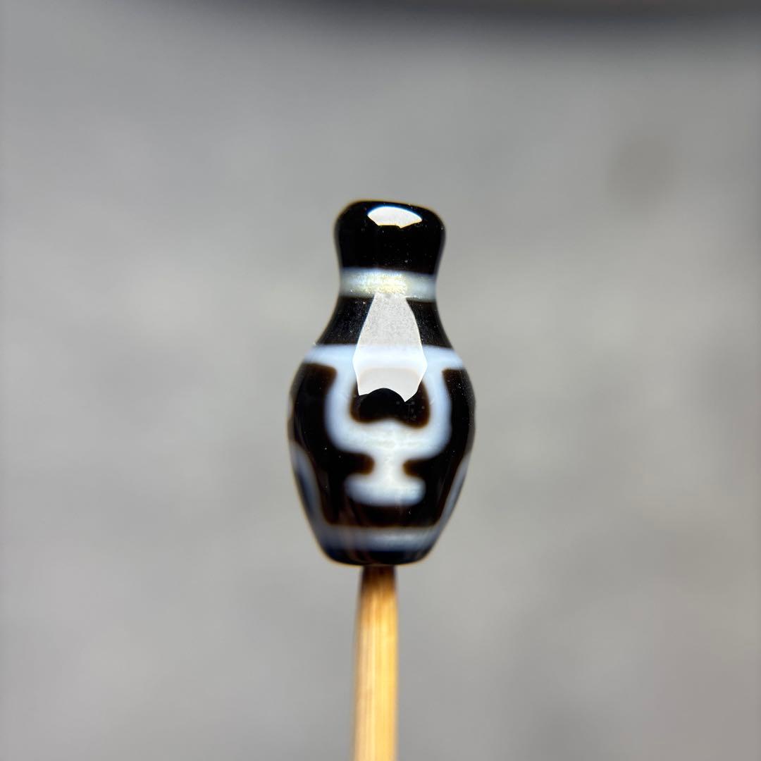 hatachu瑪瑙　宝瓶型宝瓶天珠　1-87