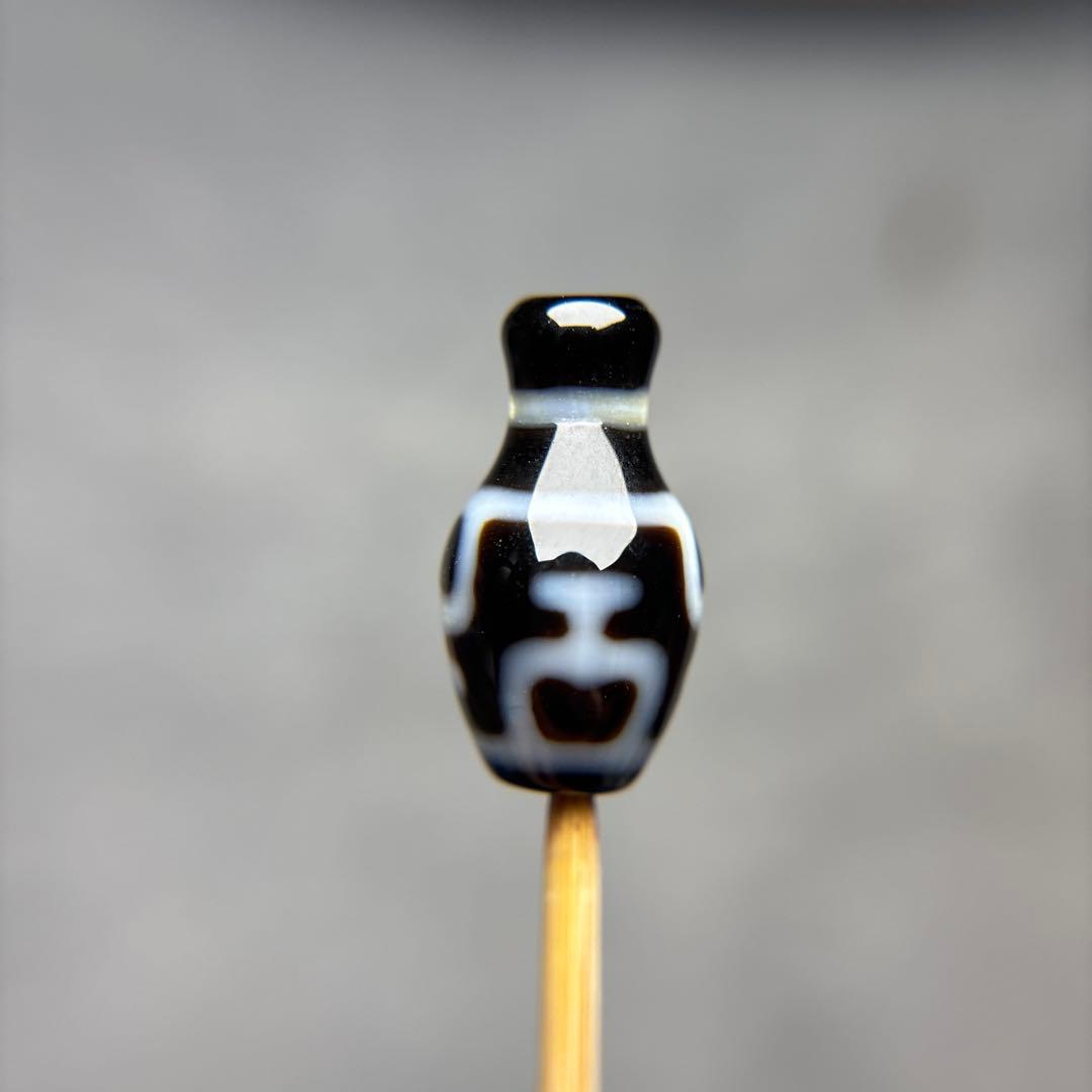 hatachu瑪瑙　宝瓶型宝瓶天珠　1-87