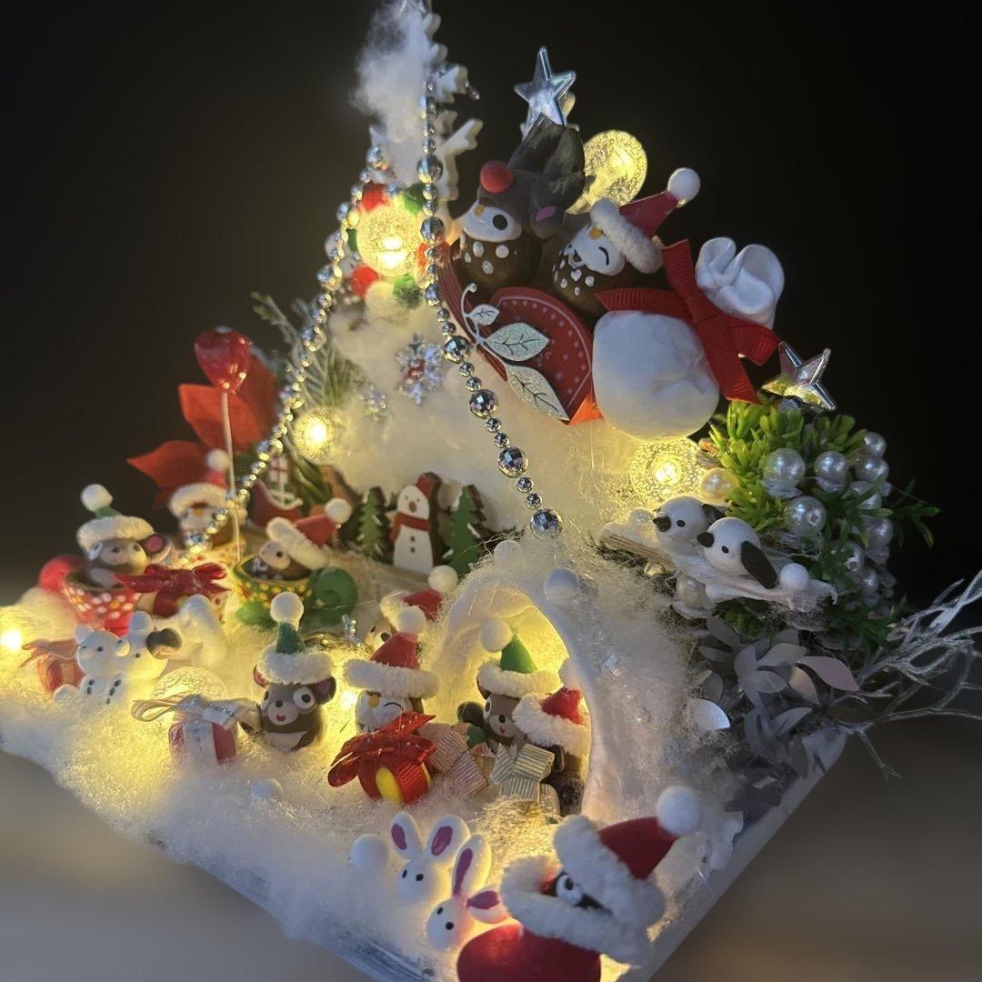 どんぐりアートWhite Xmas今年もサンタがやってくる＆お取り置き♡