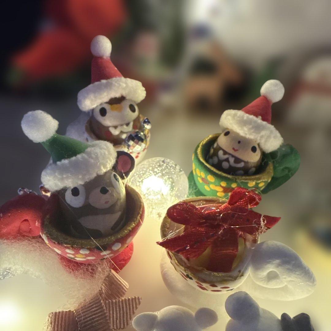 どんぐりアートWhite Xmas今年もサンタがやってくる＆お取り置き♡