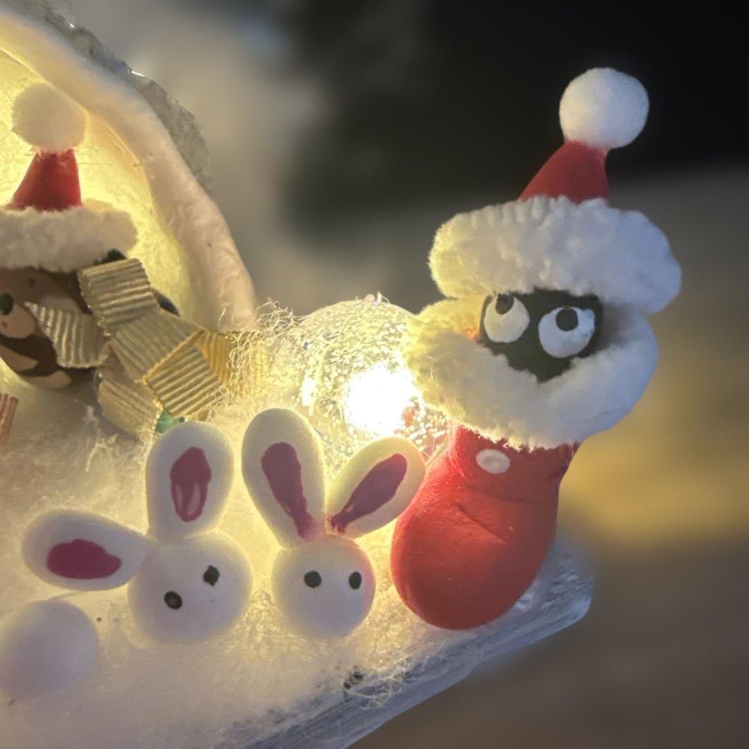 どんぐりアートWhite Xmas今年もサンタがやってくる＆お取り置き♡