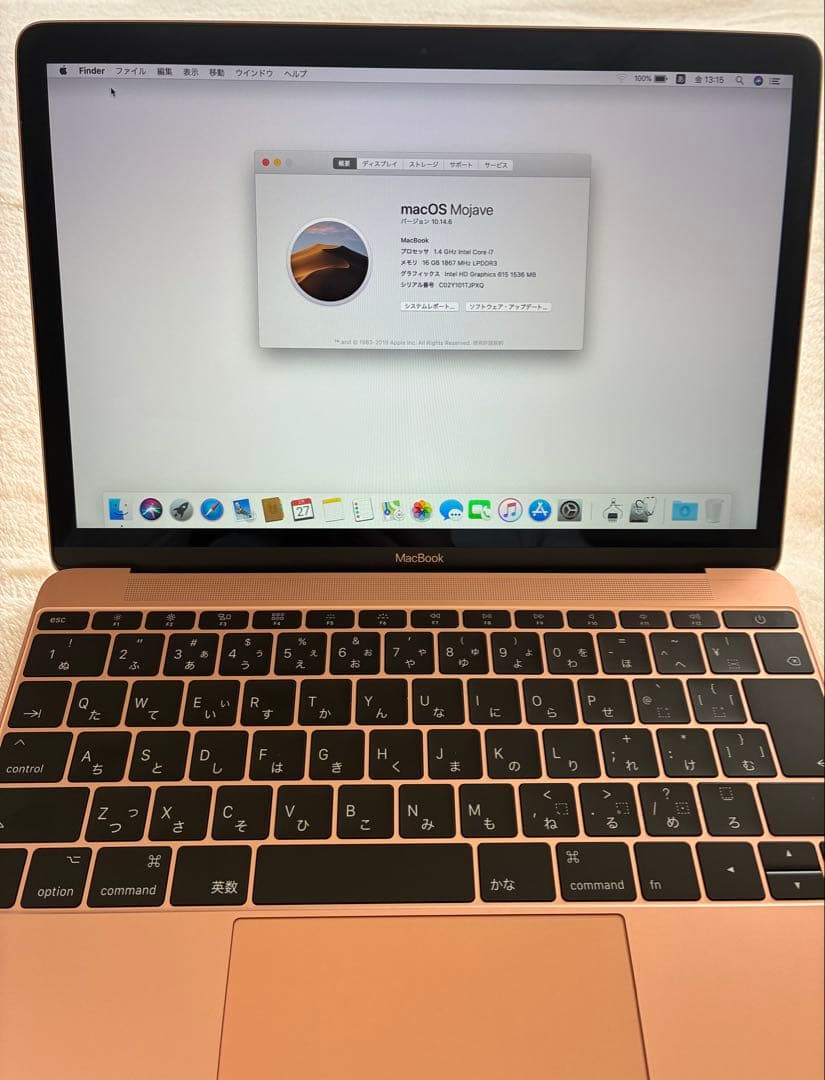 MacBook 12-inch Mid-2017 ゴールApple（アップル）