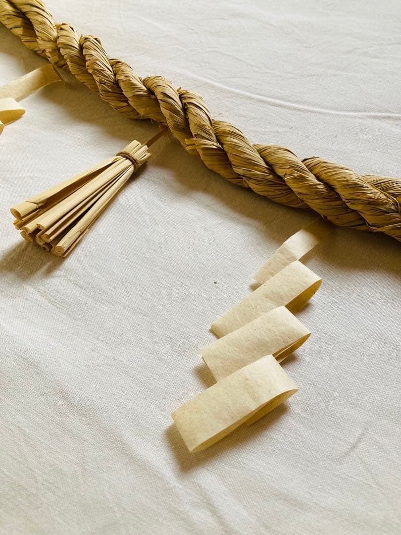 真菰(まこも)しめ縄飾り　約130cm