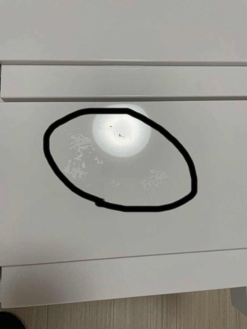 【送料込み】フィッツプレミアム ホワイト 幅75㎝ 4段 チェスト