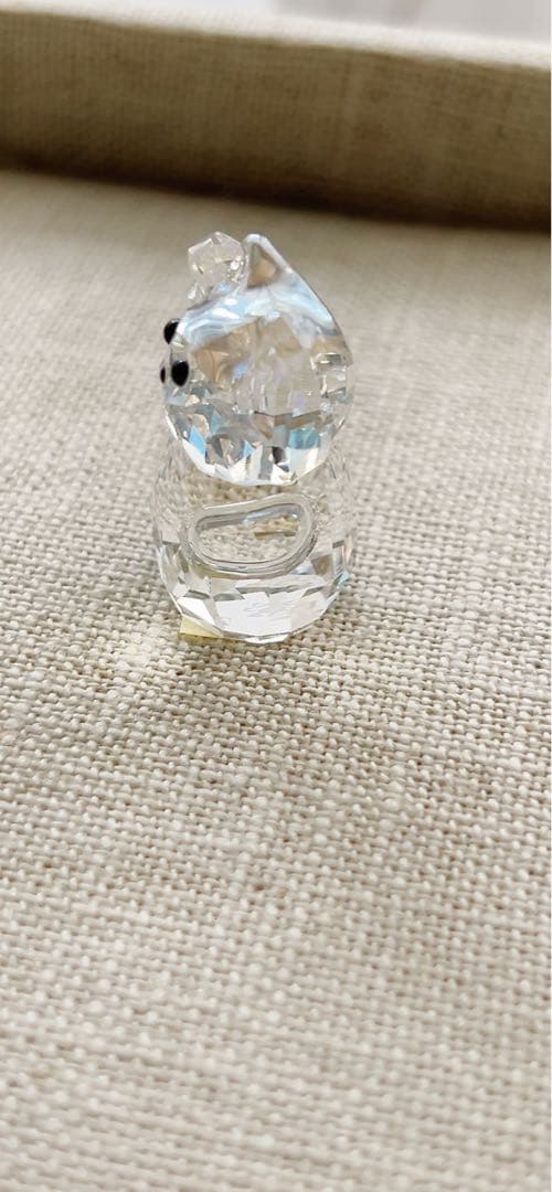 スワロフスキー　幸運キラキラ招き猫