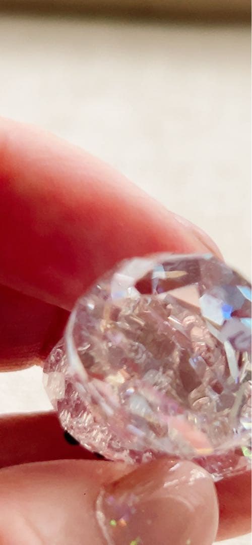 スワロフスキー　幸運キラキラ招き猫