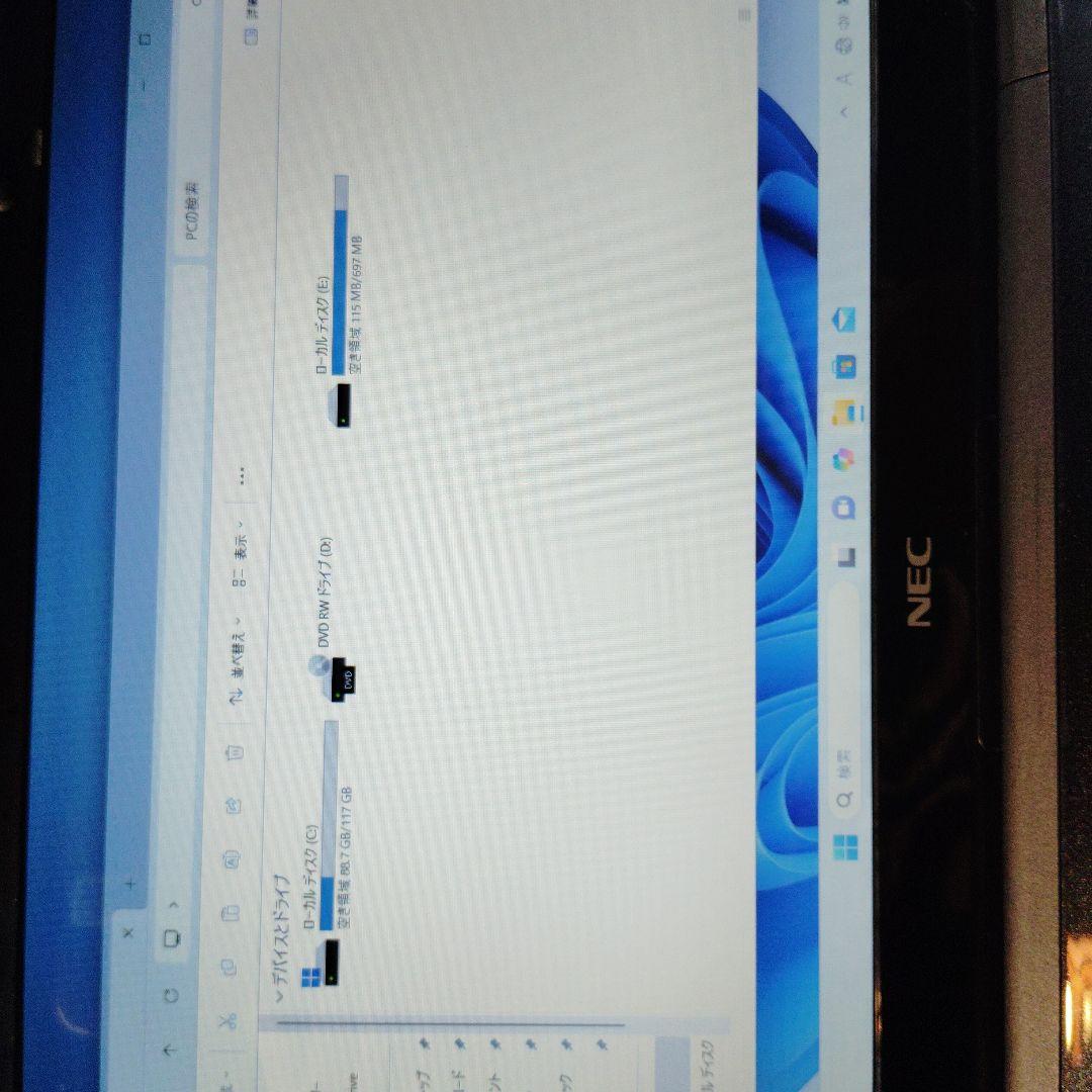 Windowsノート本体 NEC LaVie Intel Coi7 office SSDwin11pro