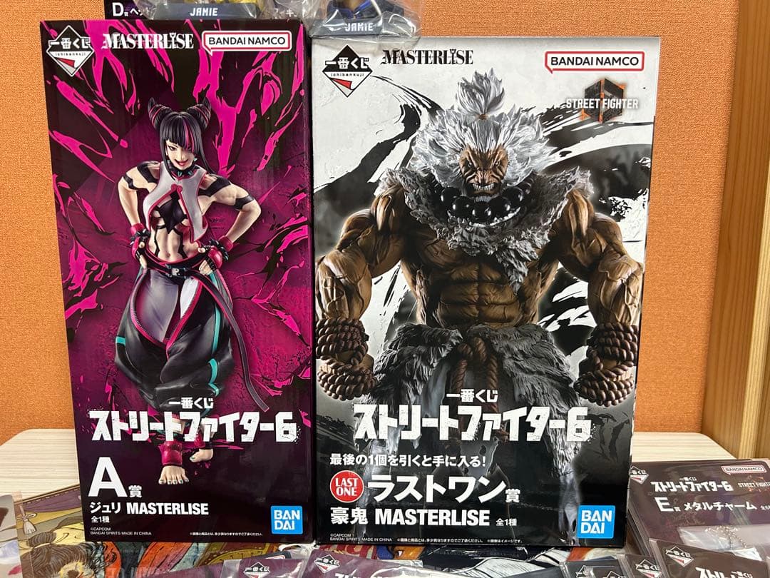 一番くじ ストリートファイター6 A賞 ジュリ ラストワン賞 豪鬼 フィギュア