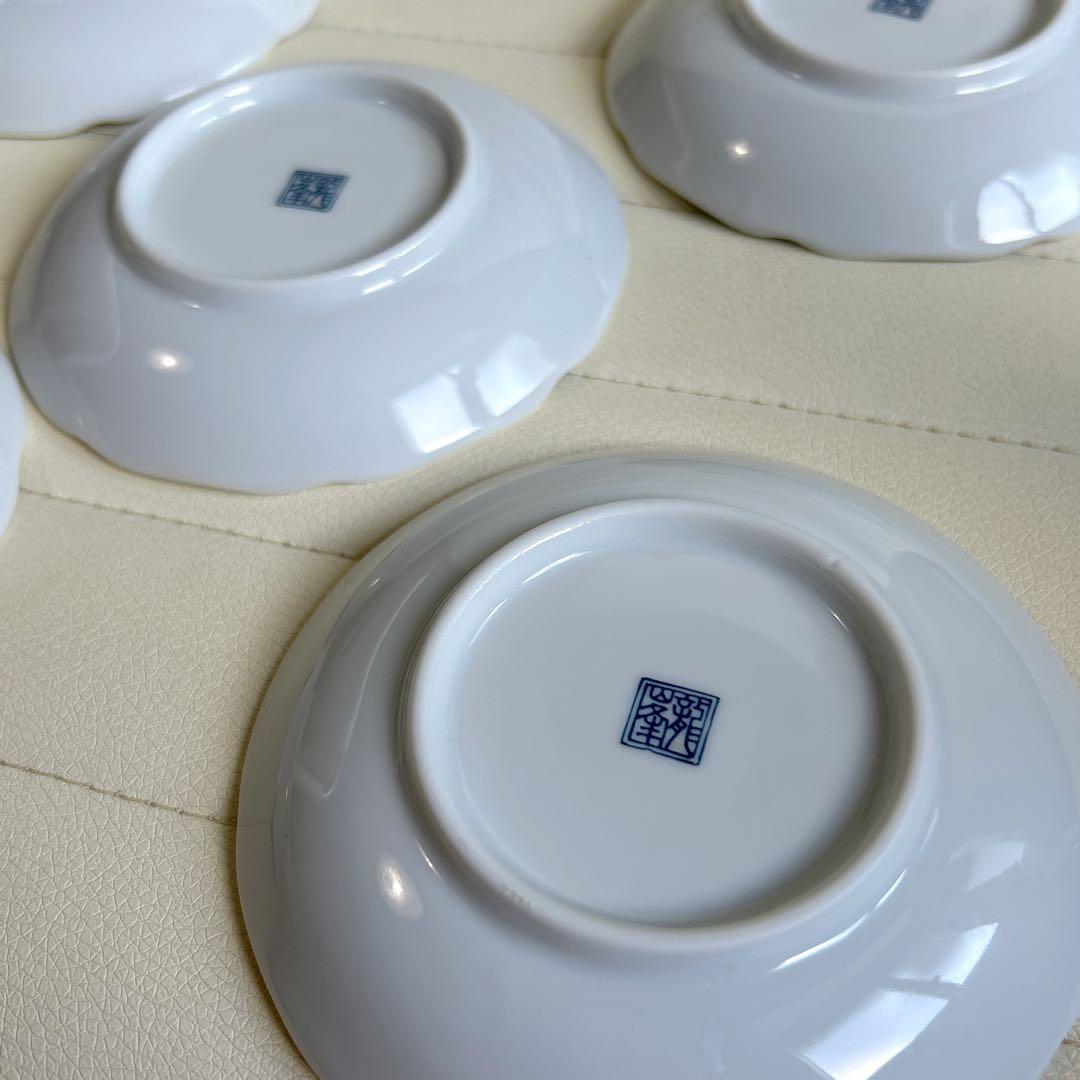 三洋陶器　龍峰窯　金彩古伊万里　小皿揃　5枚セット　金彩　染錦　銘々皿　色絵