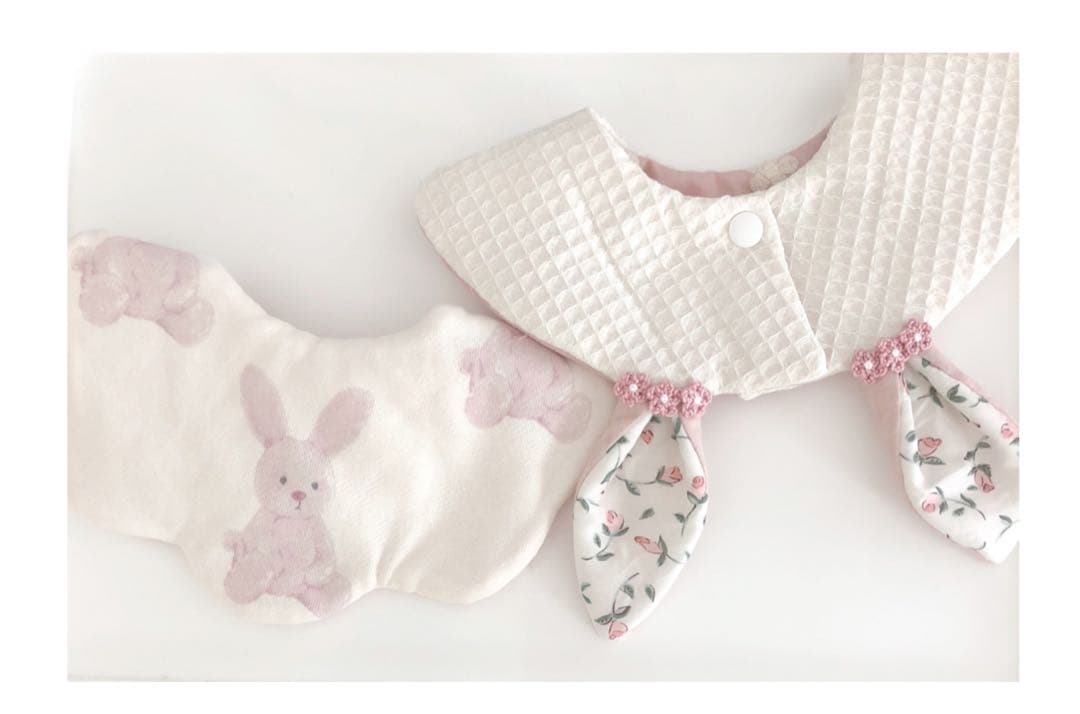 ハンドメイドスタイ　うさみみスタイ　ちいちゃん様