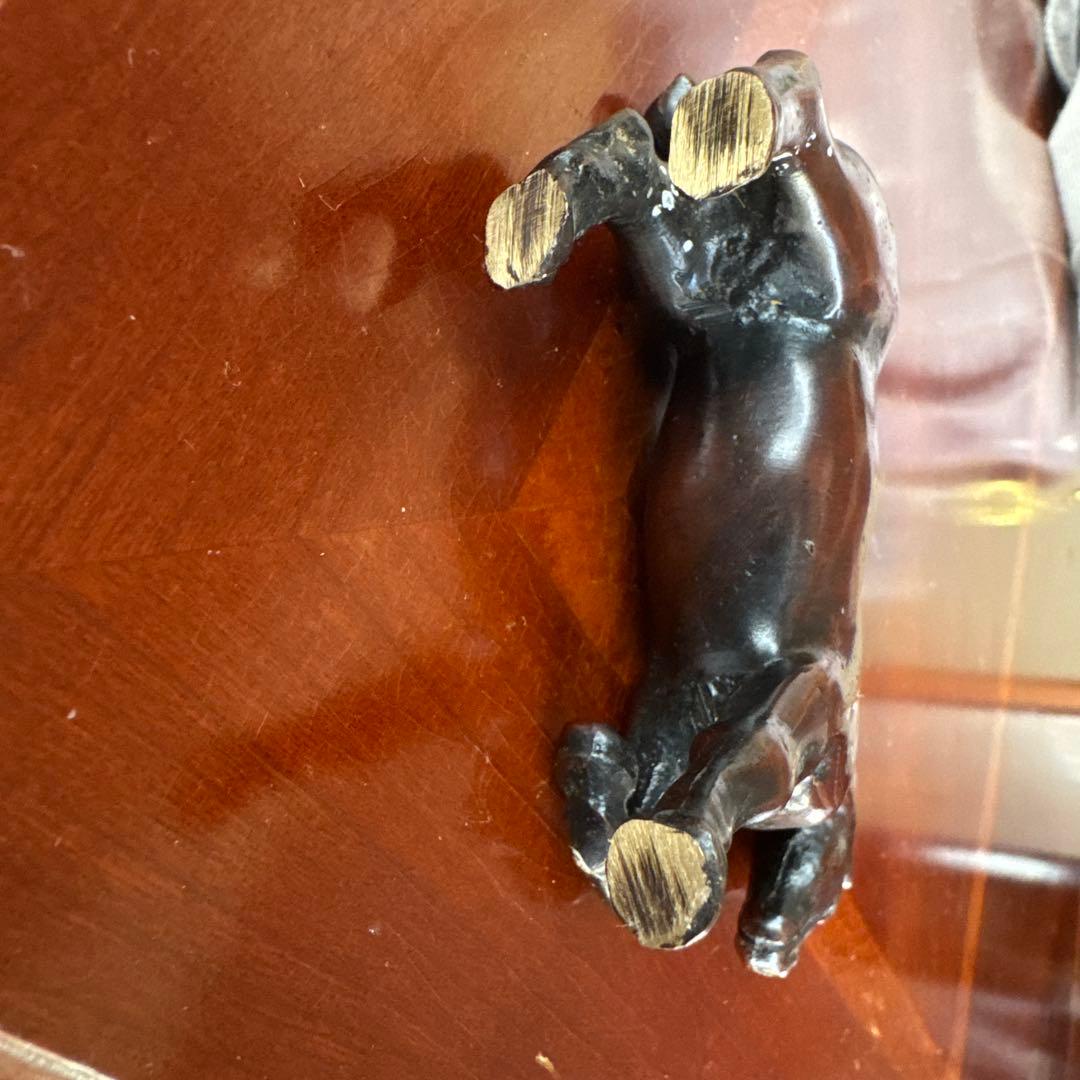 真鍮　馬　レトロ置物