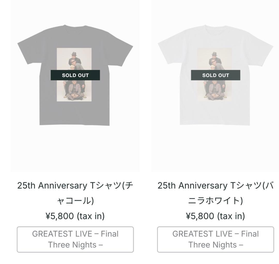 リップスライム RIP SLYME 25周年 ファイナル Tシャツアニバーサリー