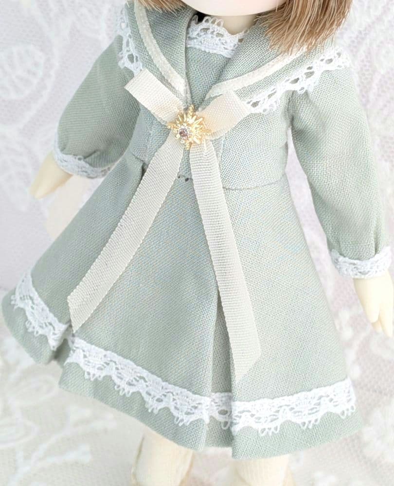 【ピコニーモP専用】レースセーラーワンピース グリーン 915