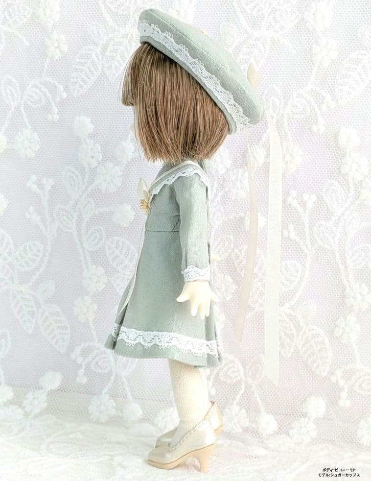【ピコニーモP専用】レースセーラーワンピース グリーン 915