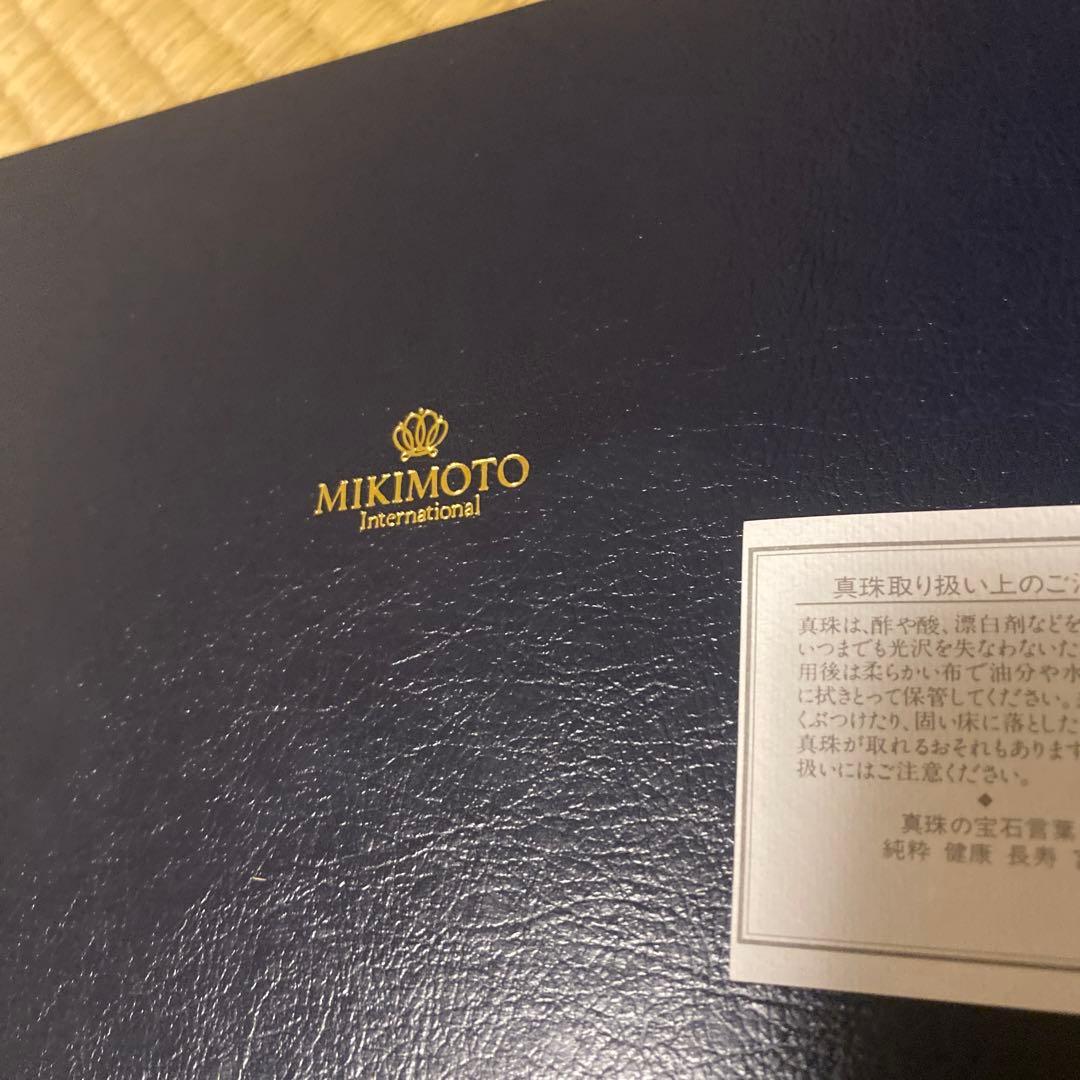 MIKIMOTO リボンデザイン フォーク　スプーン　セット　パール　18-8