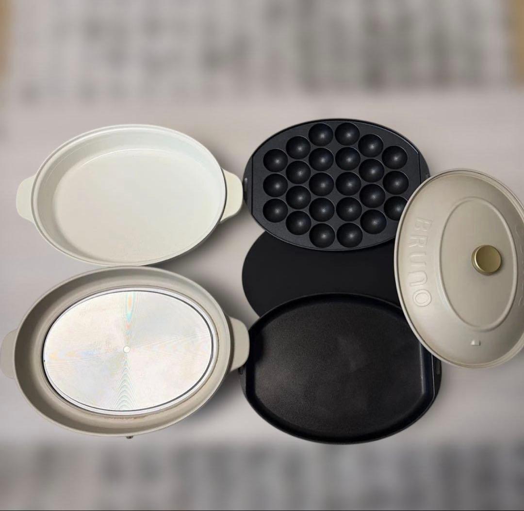 【BRUNO】オーバルホットプレート BOE053 USED