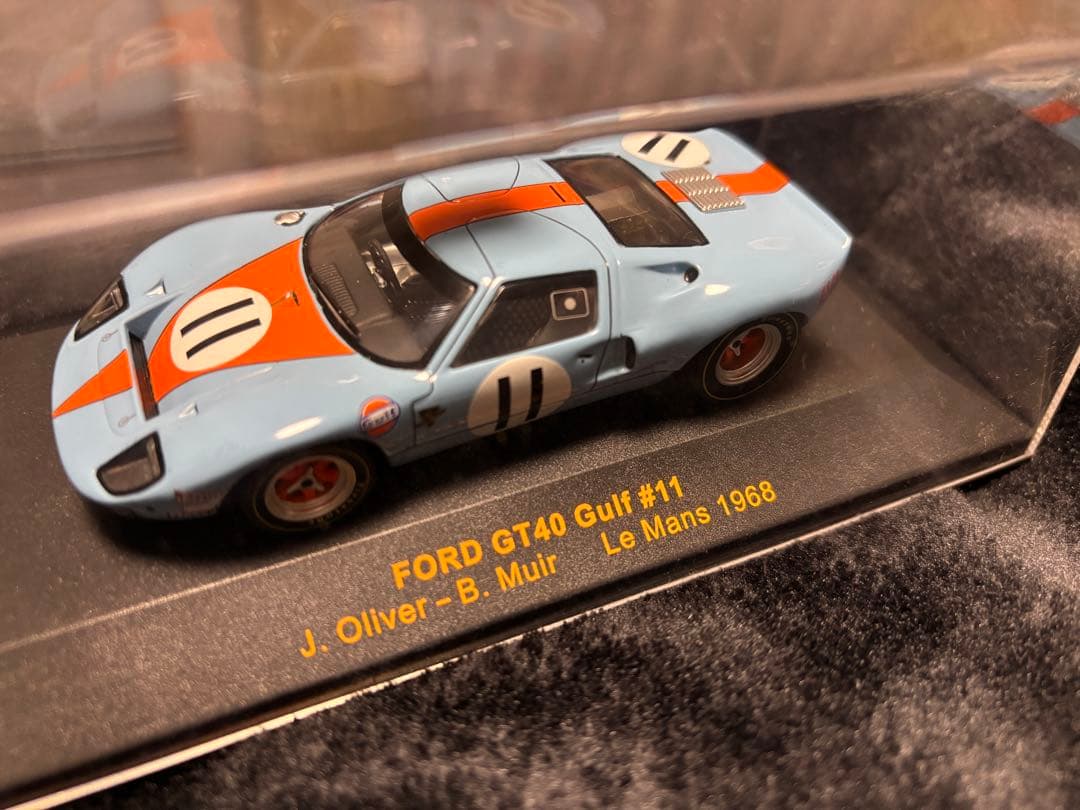 IXO 1/43 Ford GT40 ガルフ ルマン ケース付 美品