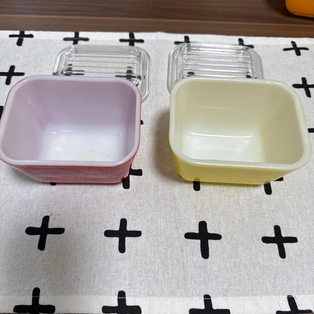 オールドパイレックス　保存容器　4個セット