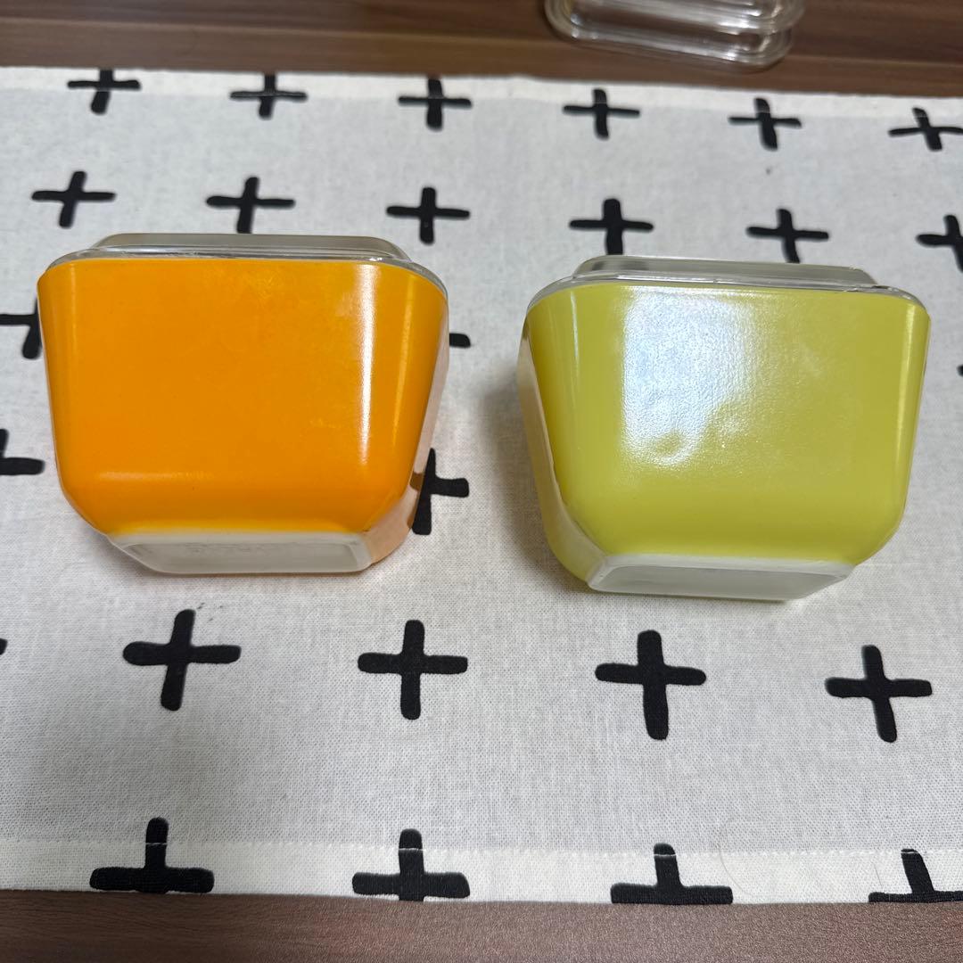 オールドパイレックス　保存容器　4個セット