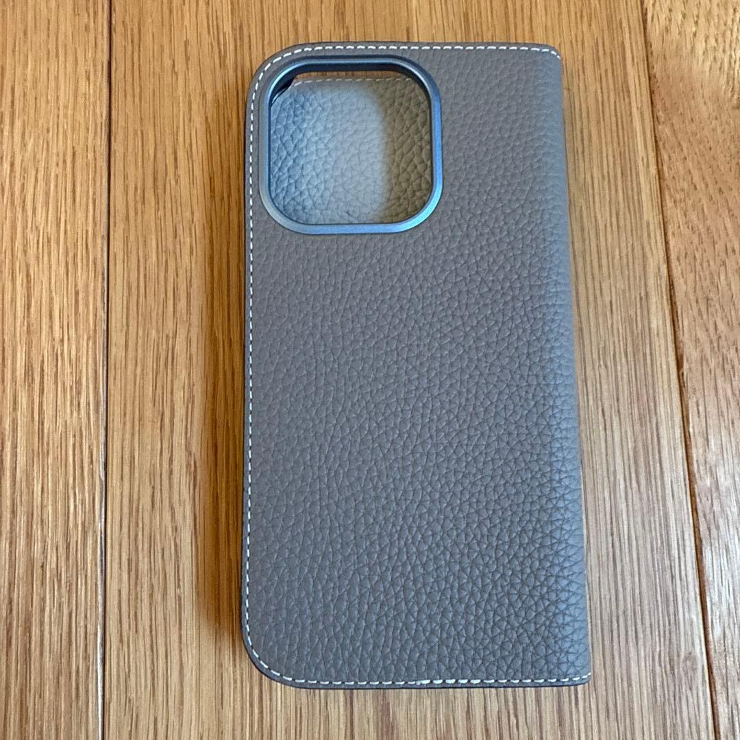 【BONAVENTURA】ベージュ手帳型ケース　iphone16pro