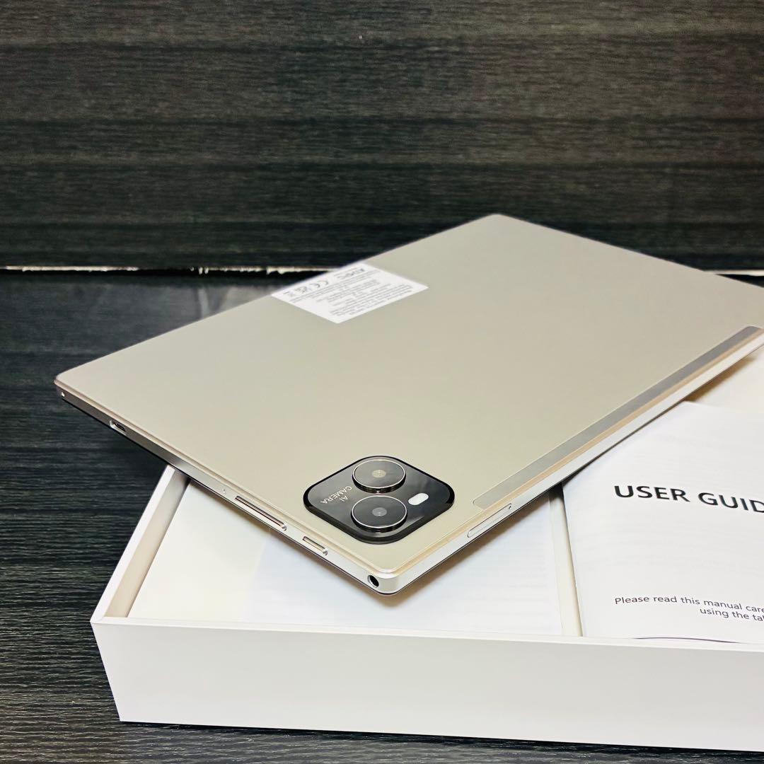 10.1インチ Android 14 OS タブレット128GB ROMシルバー