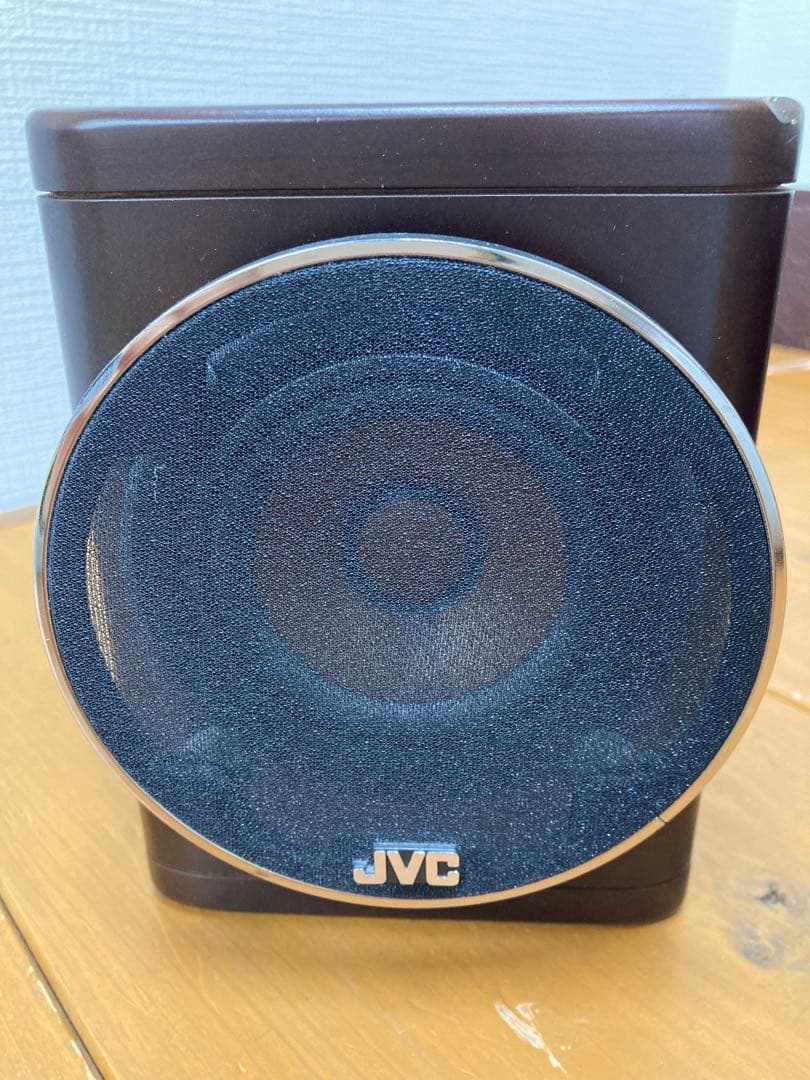 N586 JVC ミニコンポ　CA-EXN5 ウッドコーン iPodドック付