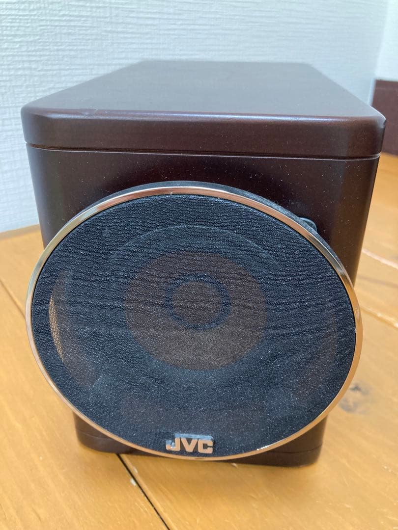 N586 JVC ミニコンポ　CA-EXN5 ウッドコーン iPodドック付