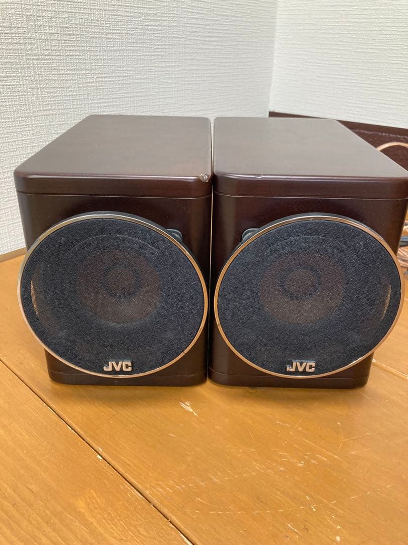 N586 JVC ミニコンポ　CA-EXN5 ウッドコーン iPodドック付