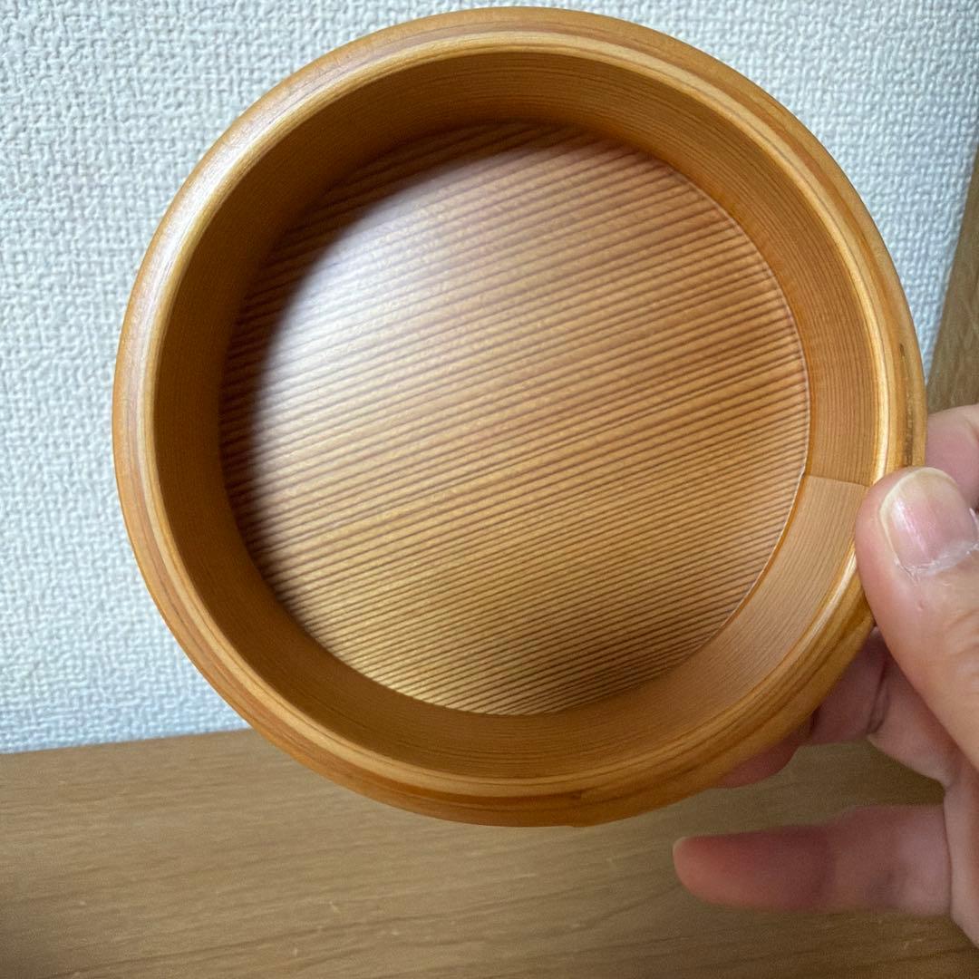 栗久　丸二段弁当　箱　新品　未使用