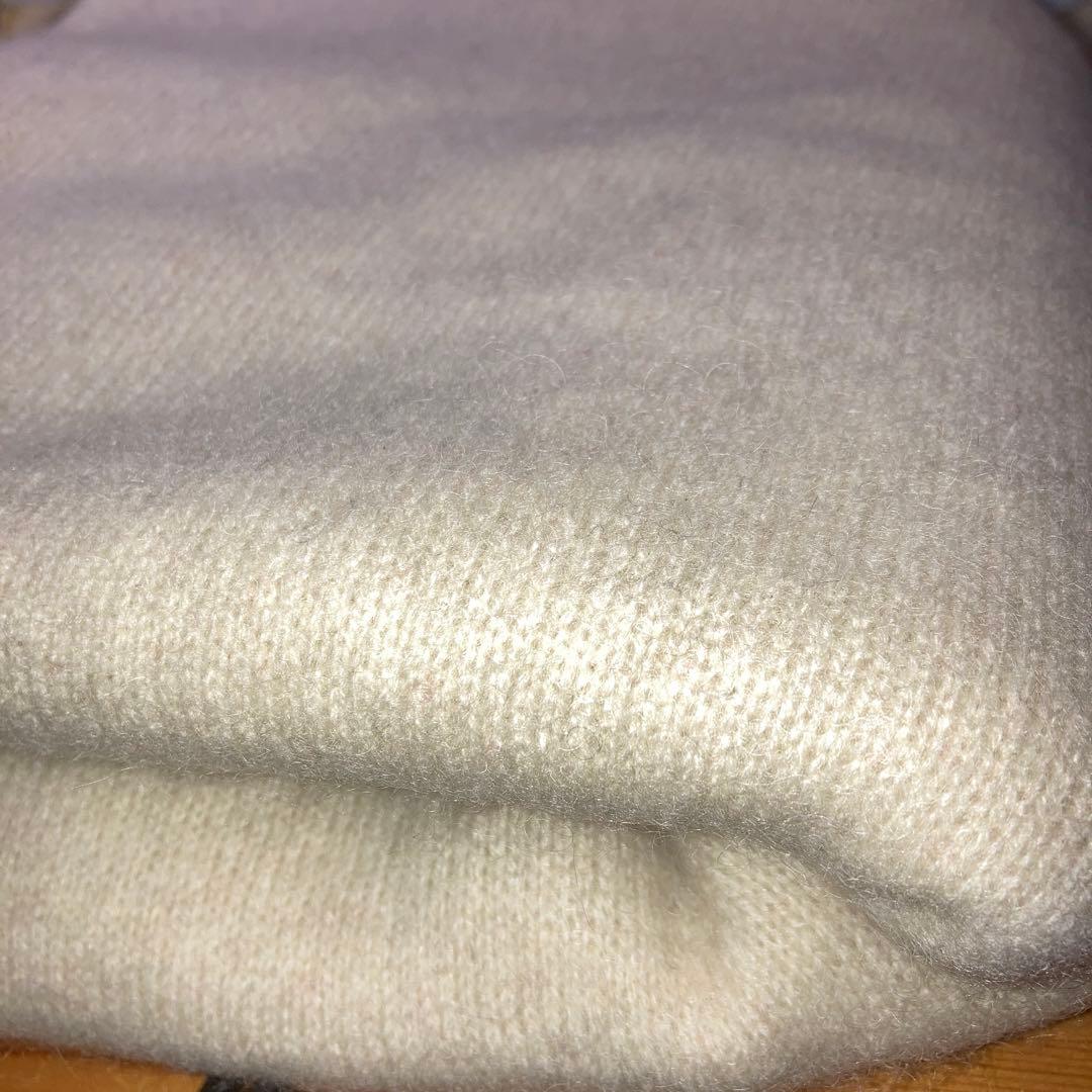 [未使用］デュアルビュー ブランケット ベージュ 毛100