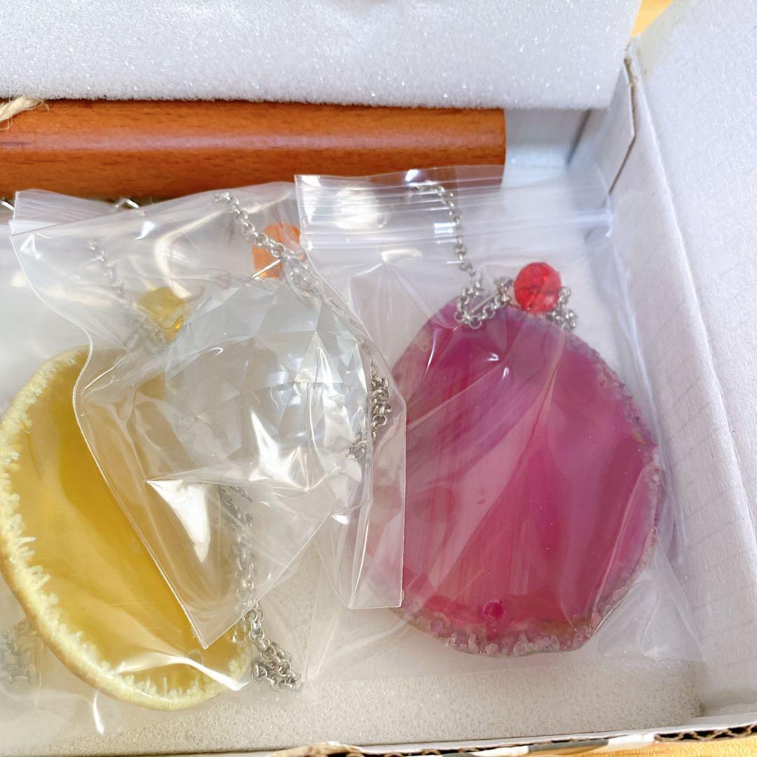 ベル 手作り瑪瑙 スライス　風鈴 吊り下げ リビングルーム 装飾記念チャイム