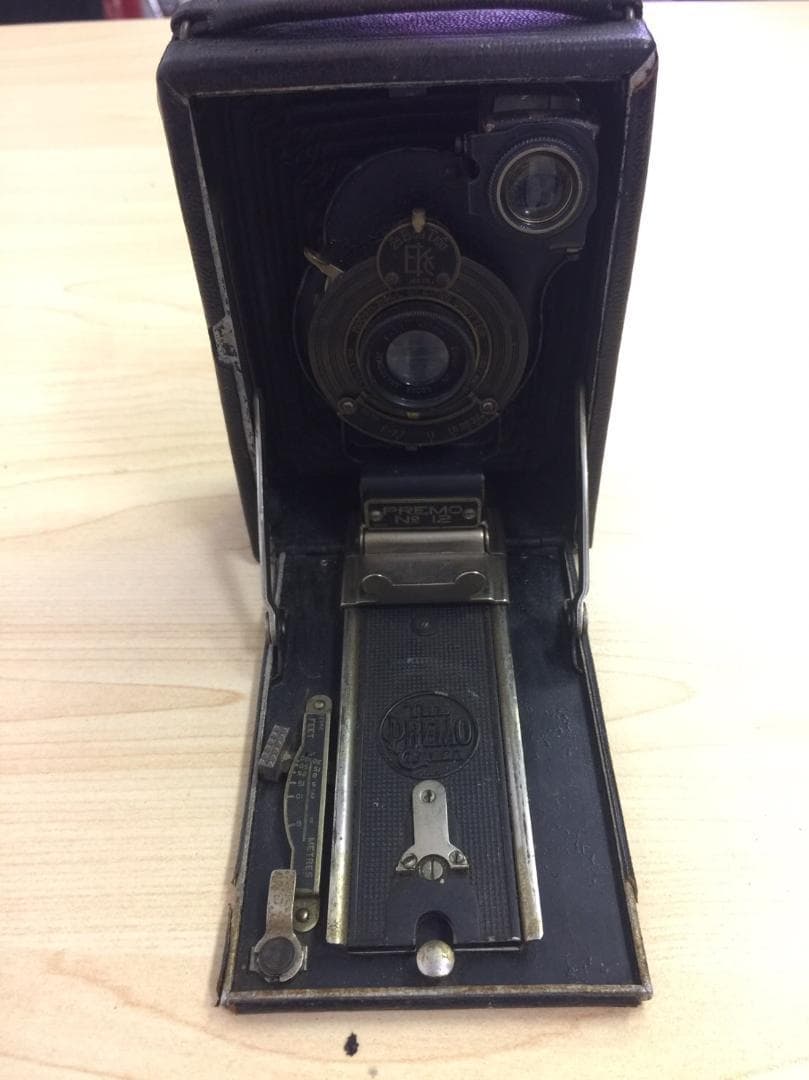 ☆希少☆PREMO　No12　蛇腹カメラ　レトロ　カメラ　部品取り