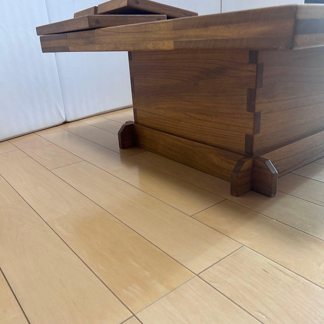 囲炉裏テーブル　座卓　ガスコンロ　電気コンロ　無垢材センターテーブルローテーブル