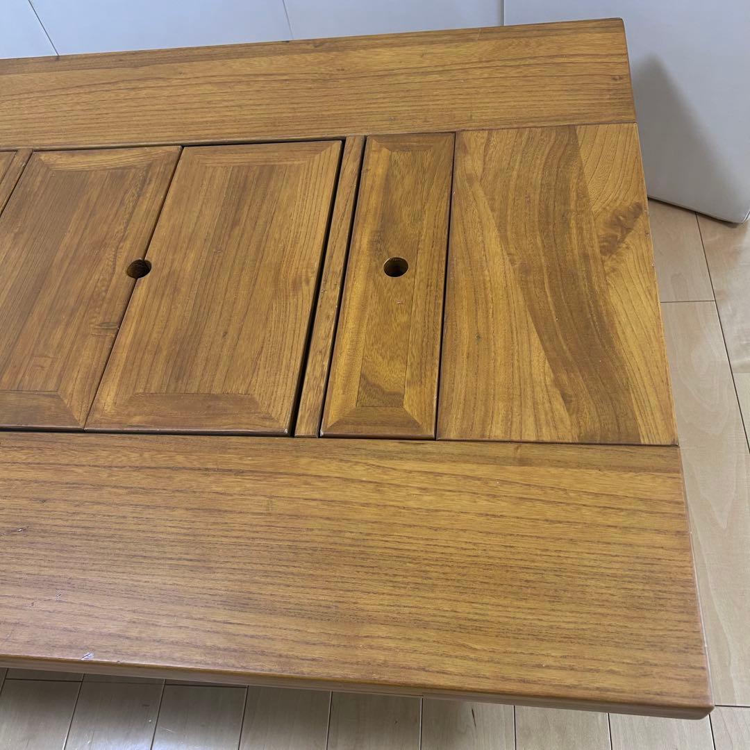 囲炉裏テーブル　座卓　ガスコンロ　電気コンロ　無垢材センターテーブルローテーブル