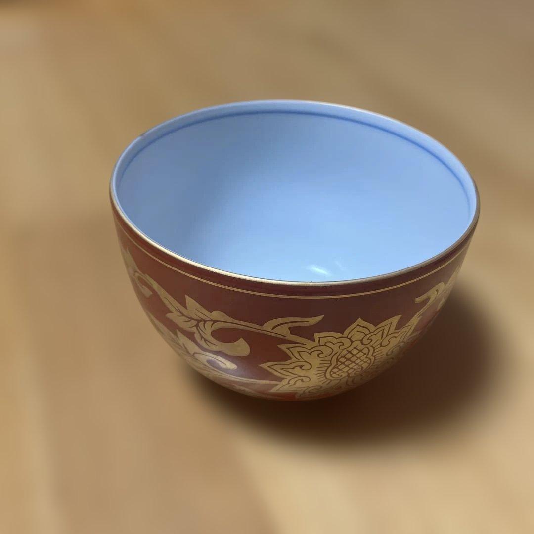 ５色金襴吸出碗