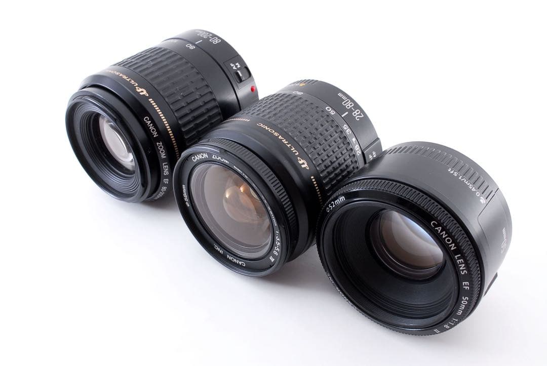 Canon EOS 9000D 標準&望遠&単焦点トリプルレンズセット