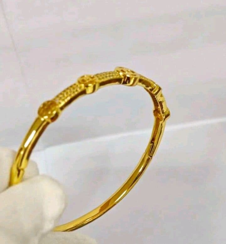 バングル 2個セット ゴールド シルバー⑦