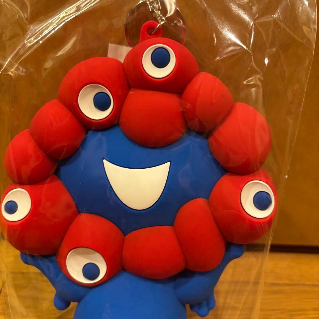 新品！関西万博ミャクミャク シリコン ポーチ キーホルダー付